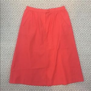 Koret Women's Orange Full Skirt Plus Size 18W P87